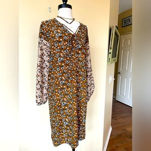 LOVE SADIE boho slip on dress